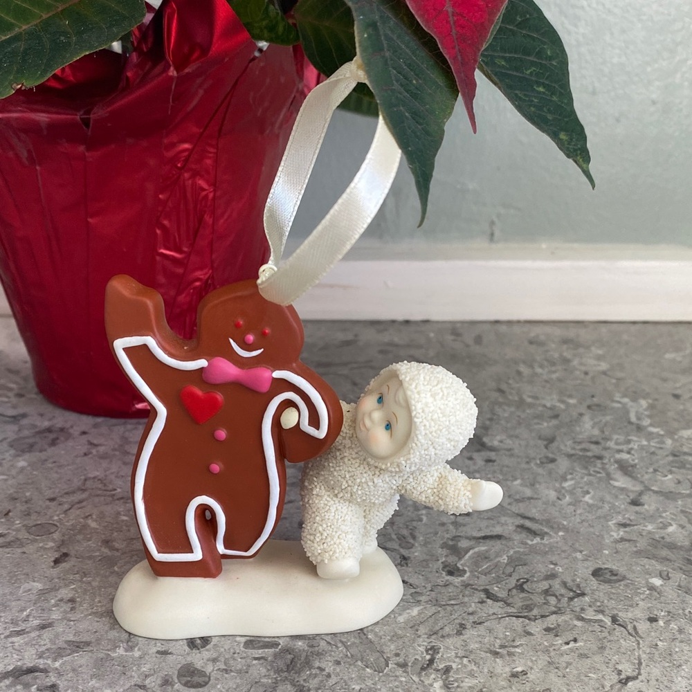 Department 56 snowbabies My Gingerbread Friend Snow Baby Christmas ornament dept - Picture 3 of 10